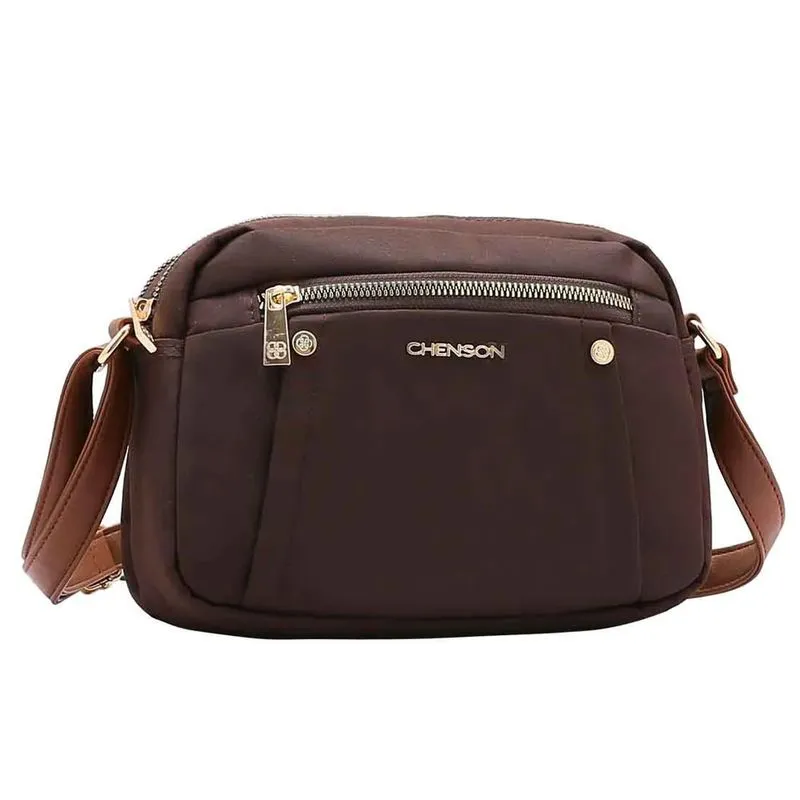 Bolsa Transversal Feminina Chenson Marrom 3184585 UNICO