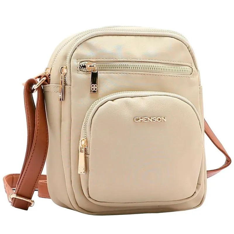 Bolsa Transversal Feminina Chenson Bege 3184588 UNICO