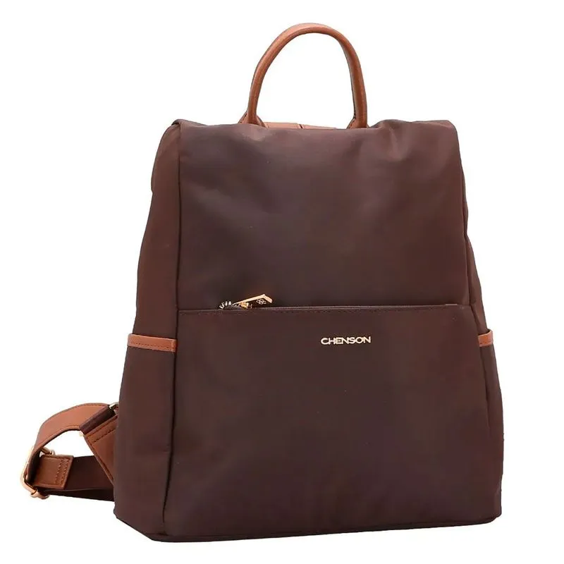 Mochila Feminina Chenson Marrom 8184592 UNICO