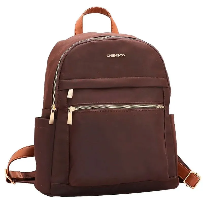 Mochila Feminina Chenson Marrom 8184593 UNICO