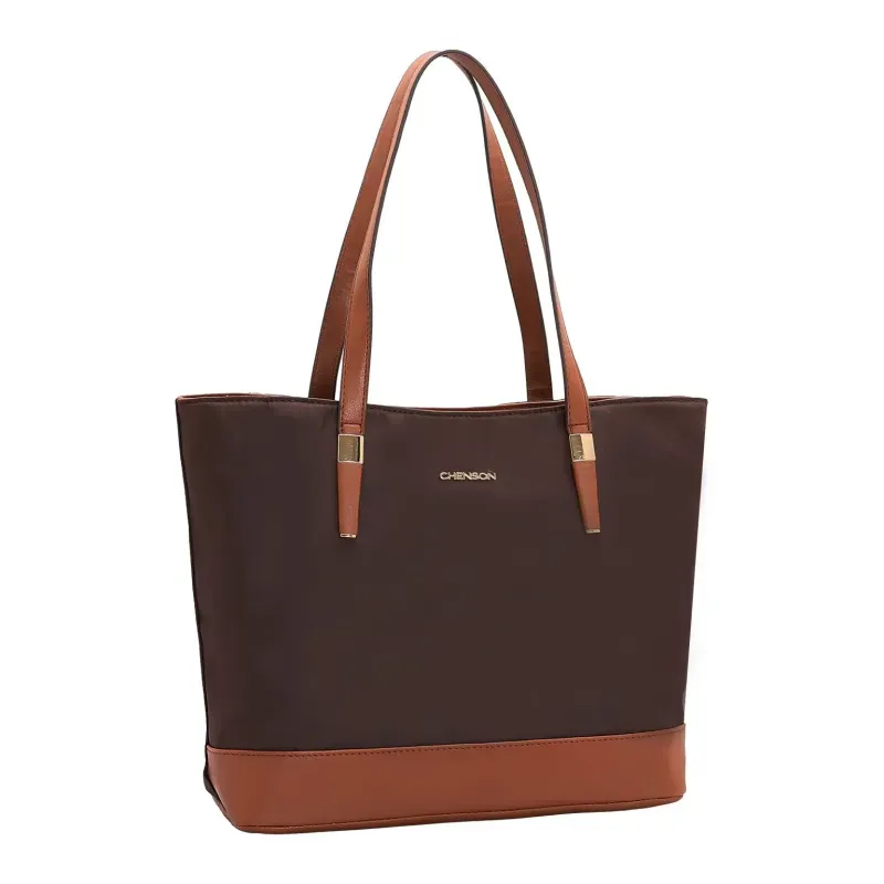 Bolsa Ombro Chenson Feminina Café Bolsa Chenson Ombro Microfiber Feminina Café