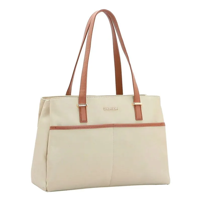 Bolsa Feminina de Ombro Chenson Bege 3184600 UNICO