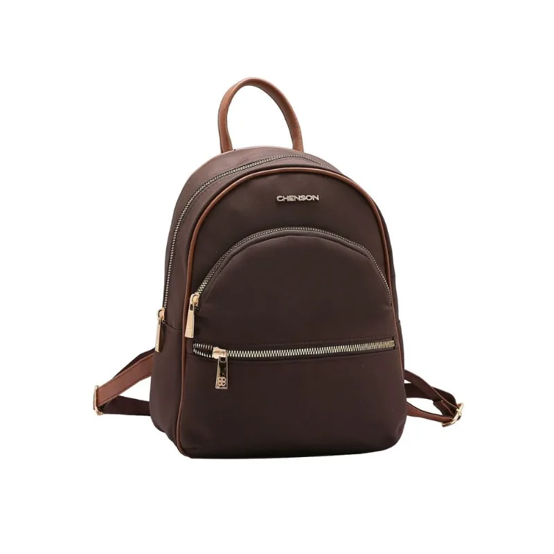 Bolsa Mochila Feminina Chenson 8184601 Nylon Marrom