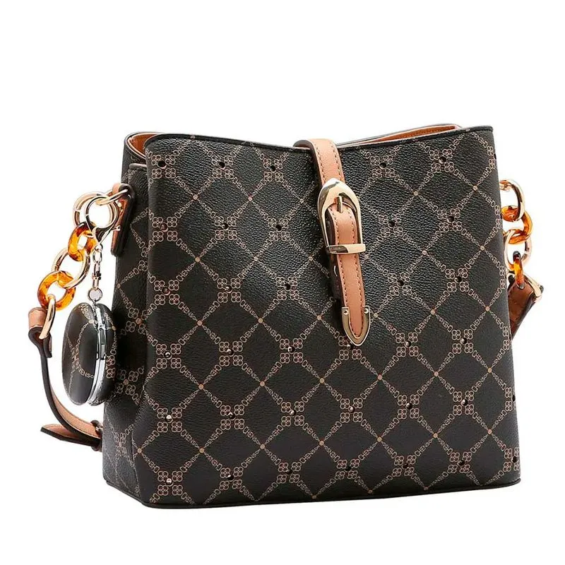 Bolsa Transversal Feminina Chenson Marrom 3484721 UNICO