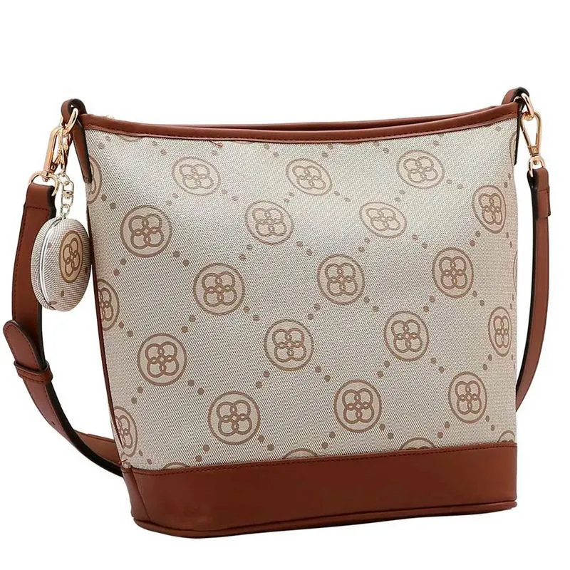 Bolsa Transversal Feminina Chenson Bege 3484725 UNICO