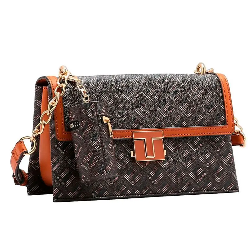 Bolsa Transversal Feminina Chenson Marrom 3484737 UNICO