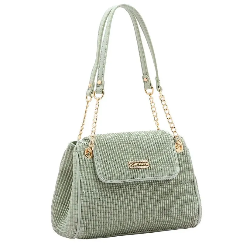 Bolsa de Ombro Feminina Chenson Verde 3484739 UNICO