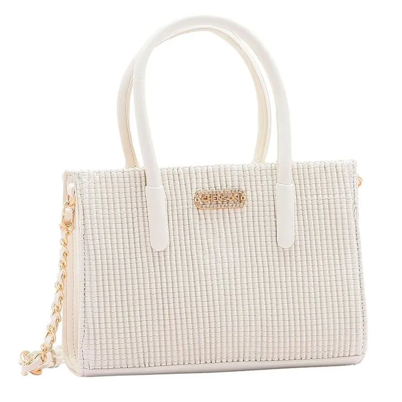 Bolsa de Mão Feminina Chenson Off White 3484740 UNICO