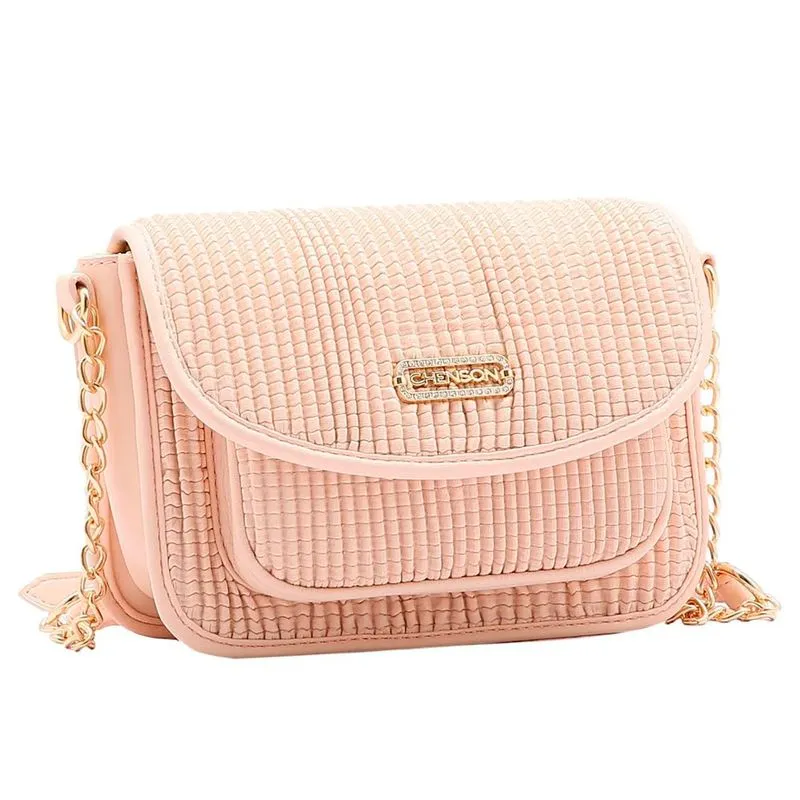 Bolsa Transversal Feminina Chenson Rosa 3484741 UNICO