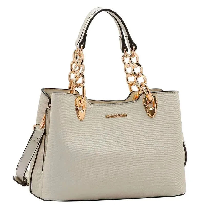 Bolsa de Mão Feminina Chenson Off White 3484744 UNICO