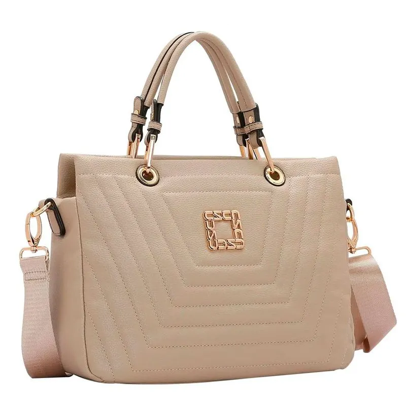 Bolsa de Mão Feminina Chenson Bege 3484805 UNICO
