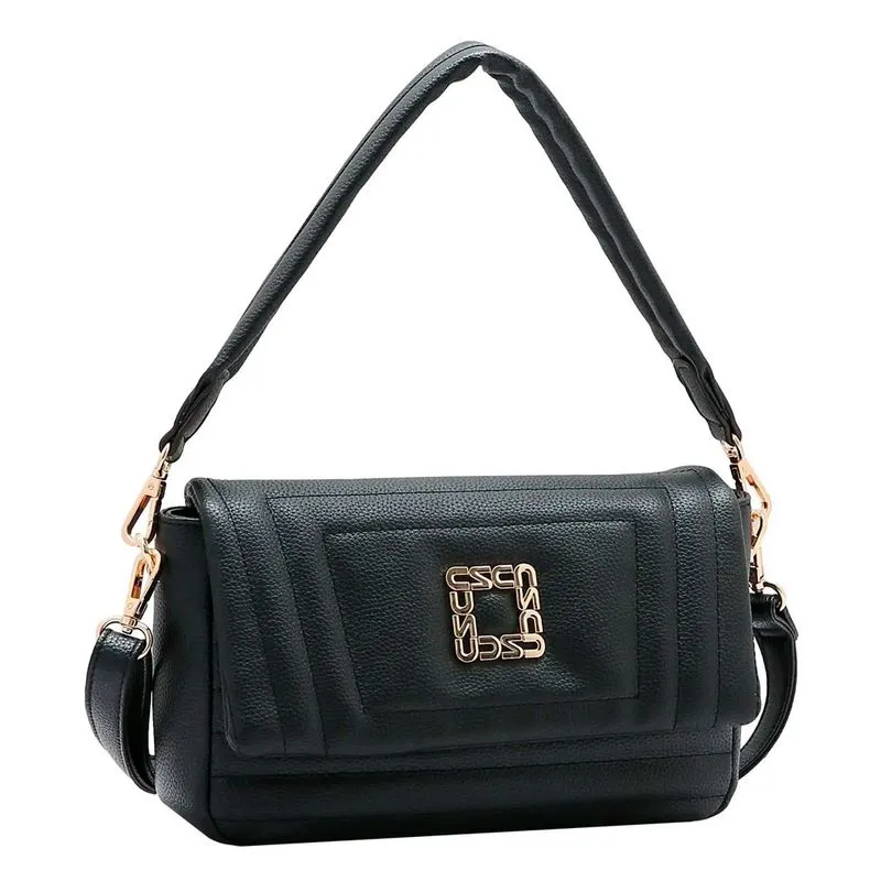 Bolsa de Ombro Feminina Chenson Preto 3484806 UNICO