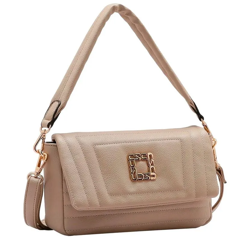 Bolsa de Ombro Feminina Chenson Bege 3484806 UNICO