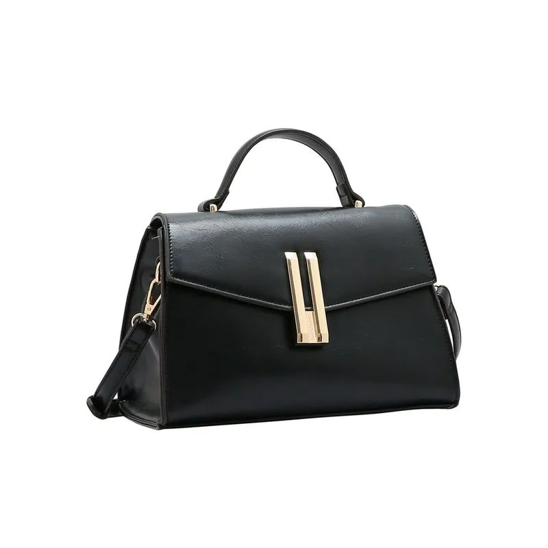 Bolsa Chenson Feminina Preta Minimalista 3484809