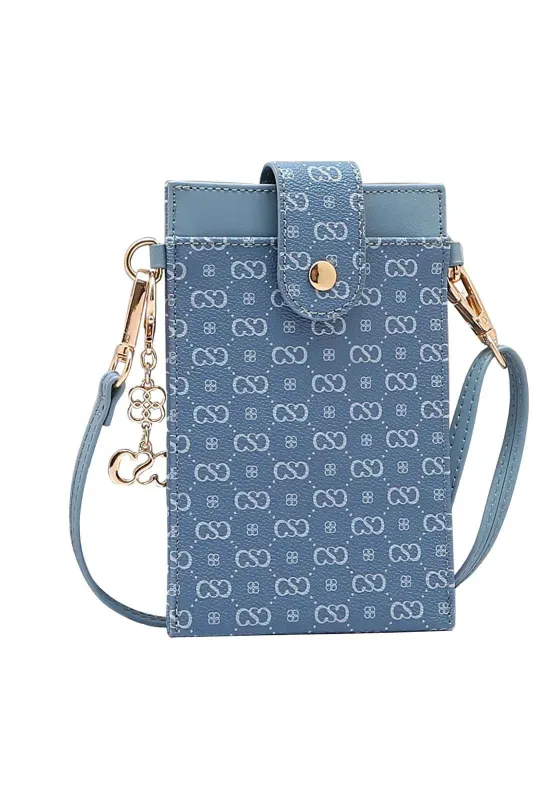 Bolsa Feminina Chenson Original Monograma Elegance Transversal