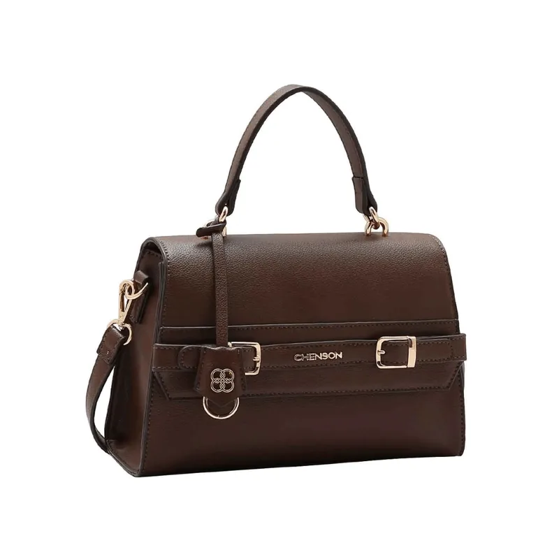 Bolsa Original Detalhe Chic Chenson Feminina Café Bolsa Chenson Original Detalhe Chic I Mão Feminina Café