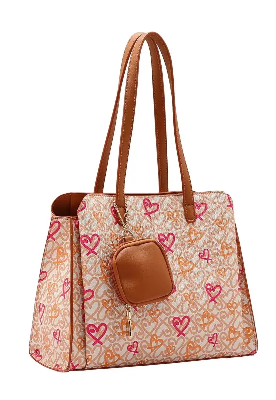 Bolsa Feminina Chenson Original Classic Heart Ombro