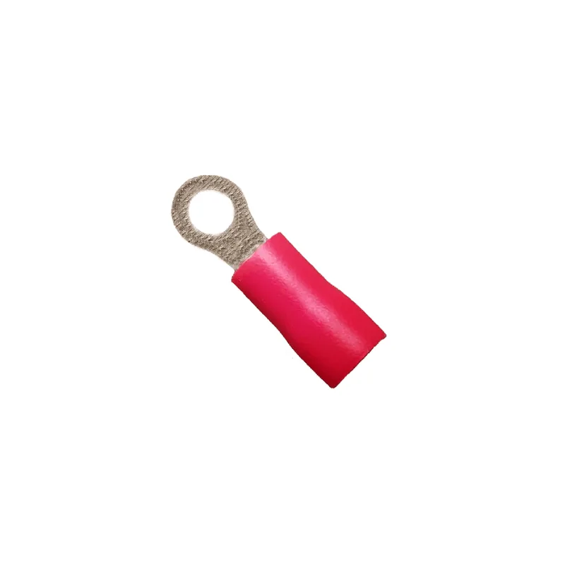 Terminal Anel Isolado 0,5-1,5Mm Vermelho M3 Embalagem Com 100 Peças TP213 Eletrokit