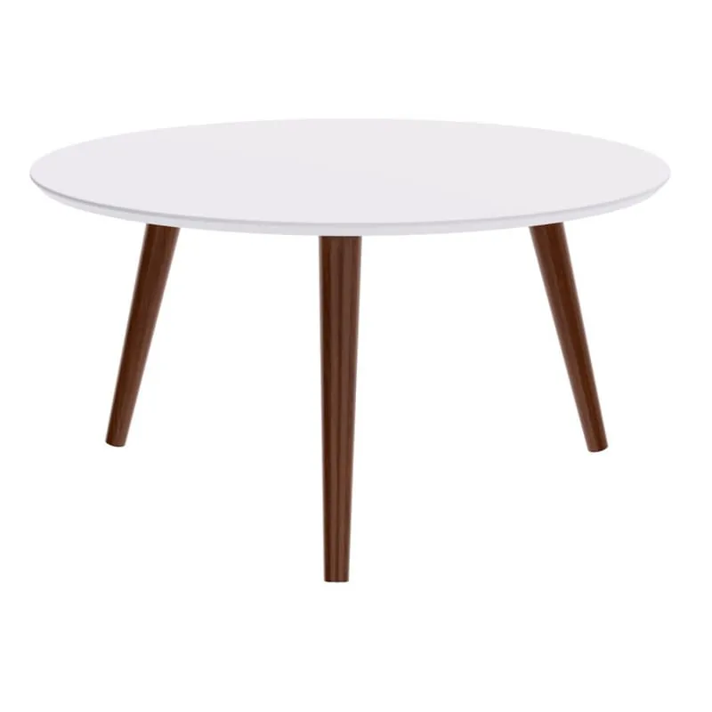 Mesa de Centro Valentinna 24601 Branco/Imbuia - Artesano