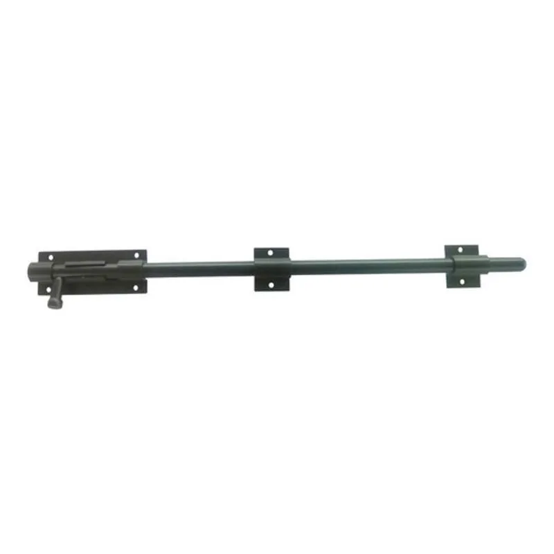 Ferrolho Trinco Jumbo Porta Portão Alumínio Preto - 40Cm