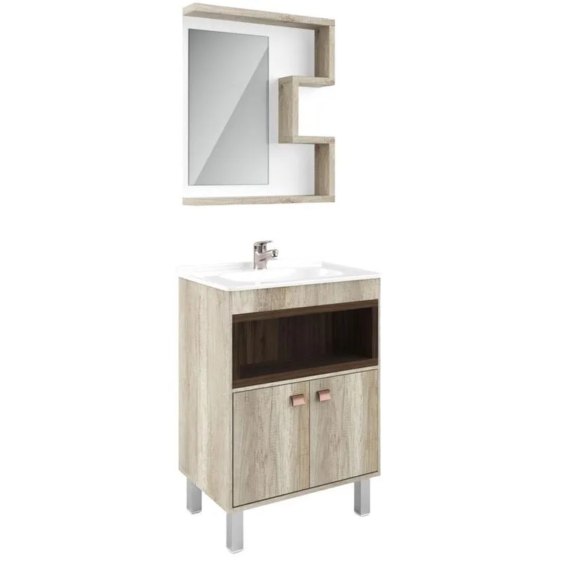 Conjunto de Banheiro São João Nice, Barrique e Castaine, 60 cm