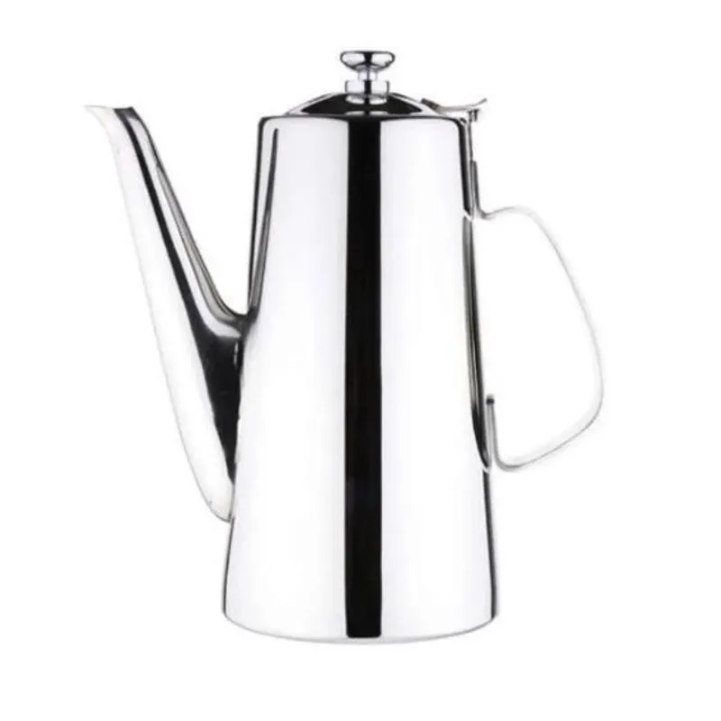Bule Bico Longo Aço Inox 2 Litros Hotel Gourmet Chaleira