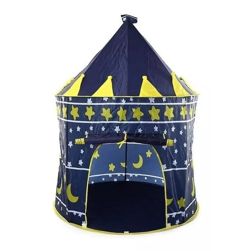 Super Barraca Infantil Castelo Meninos Grande Azul Art Brink