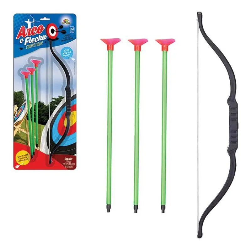 Arco E Flecha Brinquedo Tiro Ao Alvo Criança - Art Brink