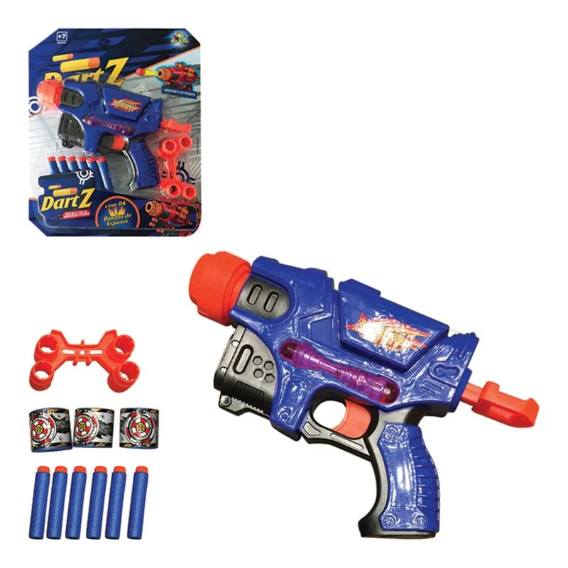 Dart Z Lancador 6 Dardos De Espuma