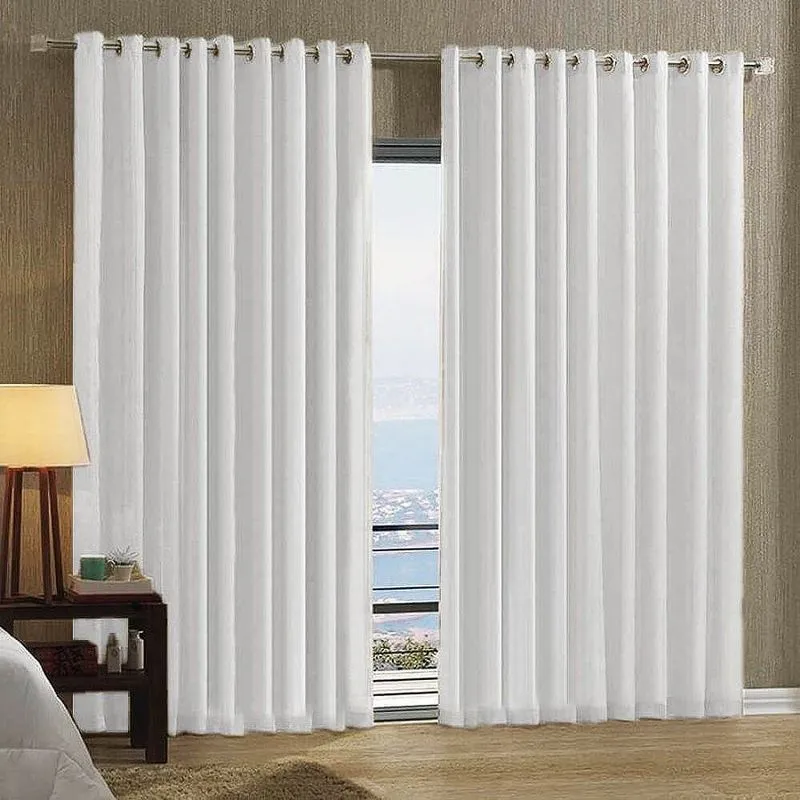 Cortina Bella Janela Blackout Branco
