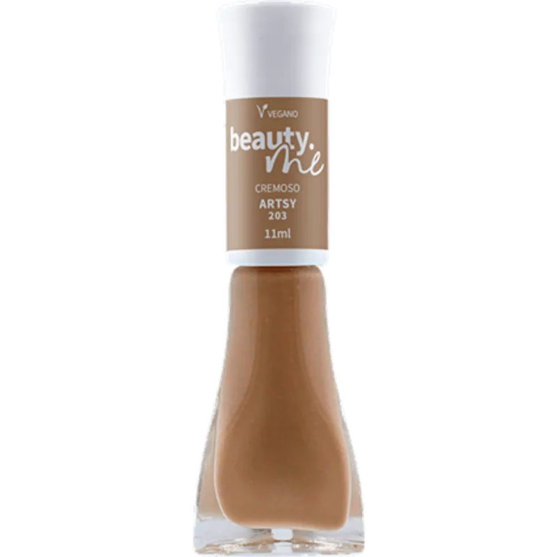 Esmalte Cremoso Artsy Marrom 11ml Beauty Me Esmalte Beauty Me Cremoso Artsy Vegano - 11ml