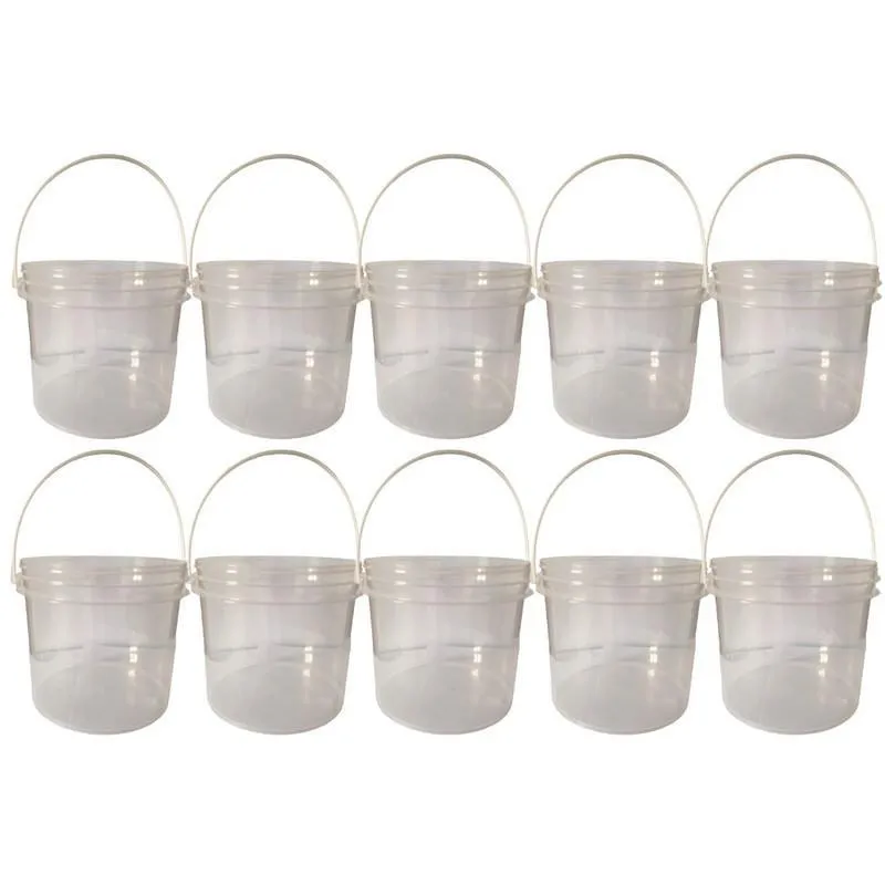 Balde Transp 2.2l Alça Plast P Cloro Alça Plast 10 Pçs