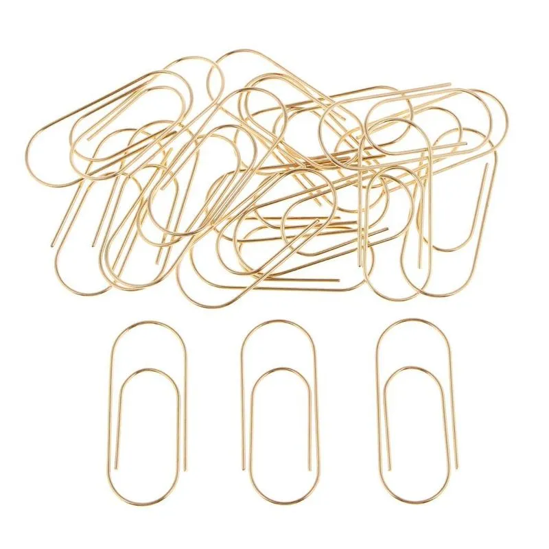 Pack De 20 Clipes De Papel De Metal Grande Marcador Jumbo Artigos De Papelaria