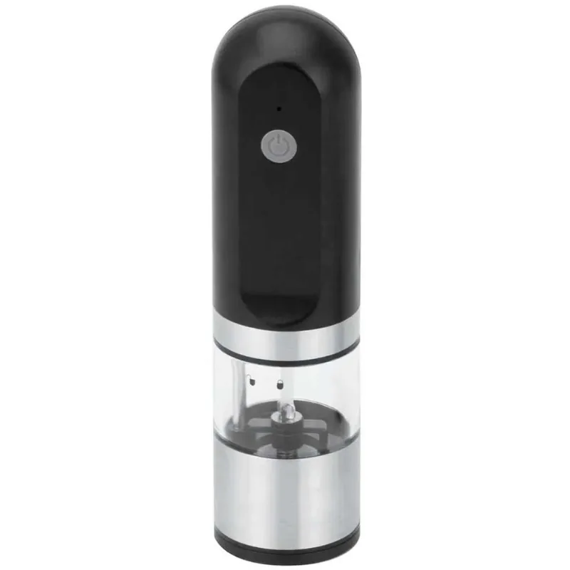 Moedor Eletrico Sal E Pimenta 05,2x19,5cm em Plástico Kehome-Preto