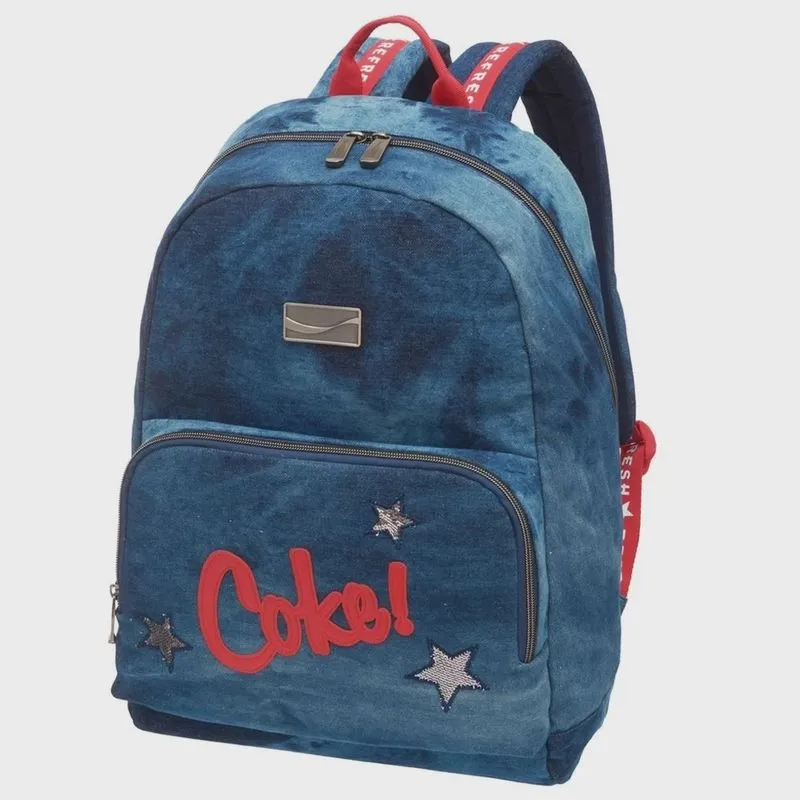 Mochila Coke Stars jeans