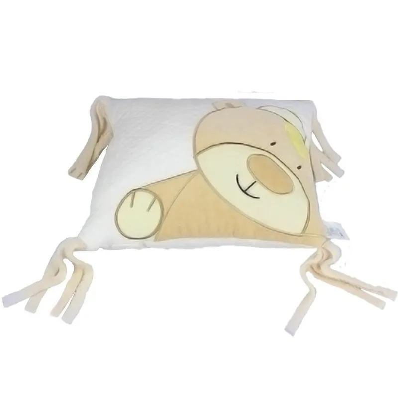 Almofada Urso Bege Com Franjinha Zip Toys