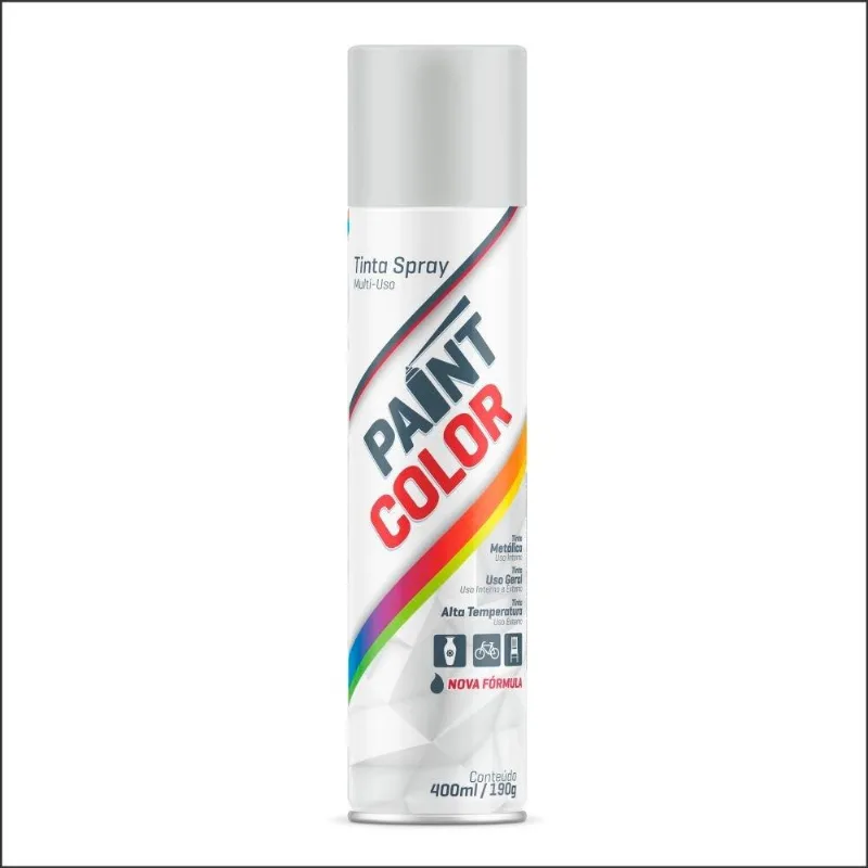 Tinta Spray Paintcolor Alta Temperatura Branco Fosco 400ml