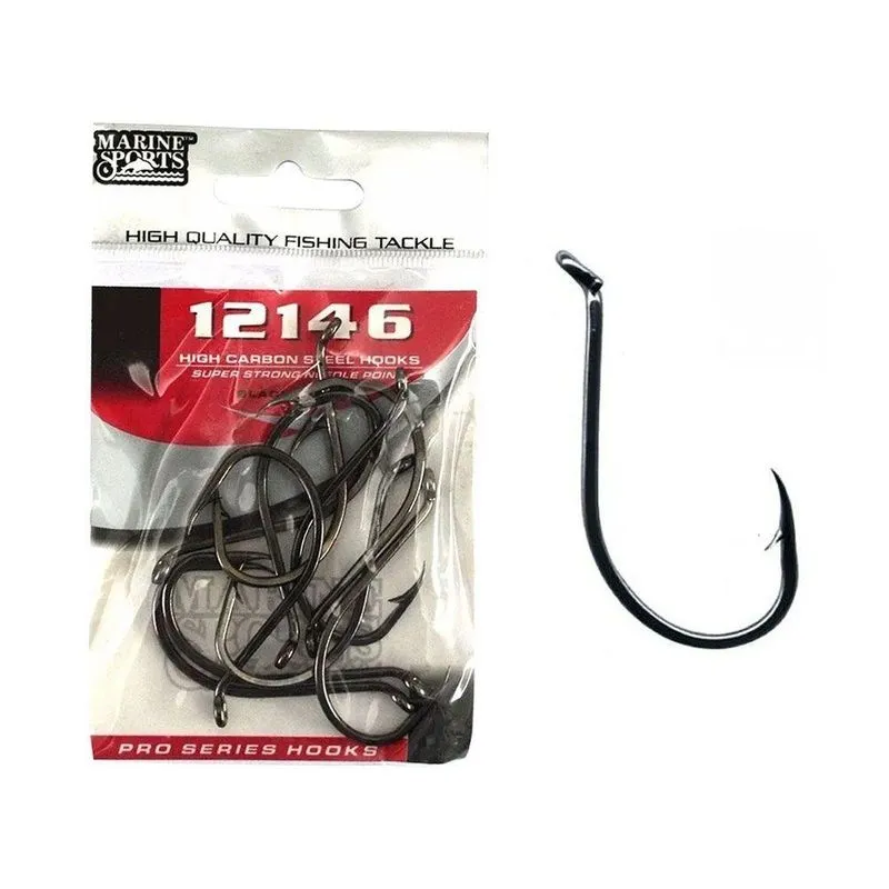 Anzol Marine Sport 12146 Black Tamanho N4