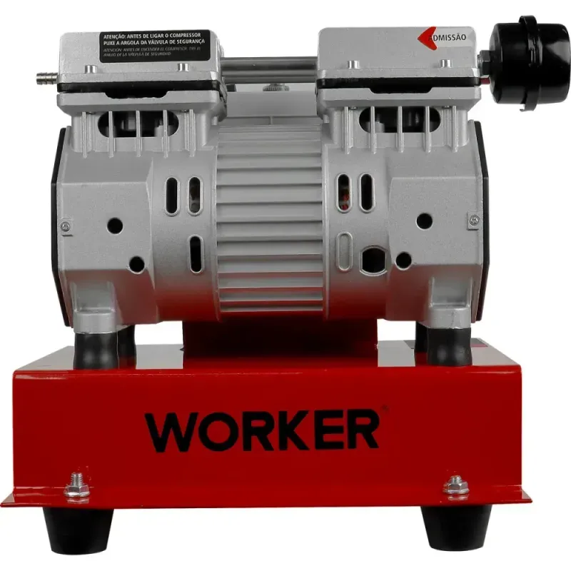 Compressor de Ar Direto 1/4Npt 1650/min 750W Worker Compressor de Ar Direto 1/4Npt 1650/min 750W 127V Worker