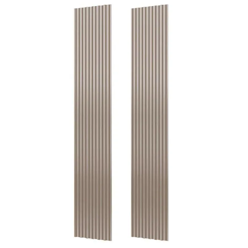 Painel Ripado Decorativo MDF 89,5cm X 250cm Fendi Dalla Costa Móveis
