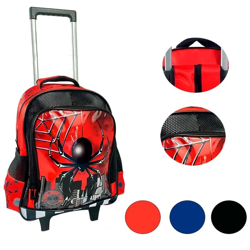 Mochila com rodinhas e costa Dark spider Yepp