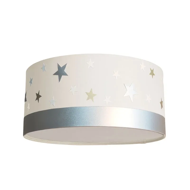 Luminária Plafon Infantil Estrelas 30x15 2e27 Bivolts