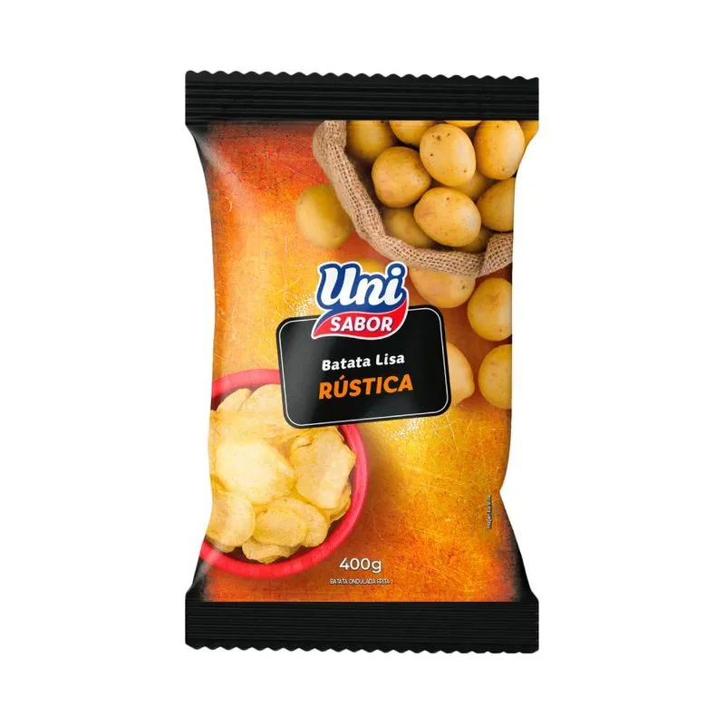 Salgadinho de Batata Uni Sabor Lisa Tradicional 400g