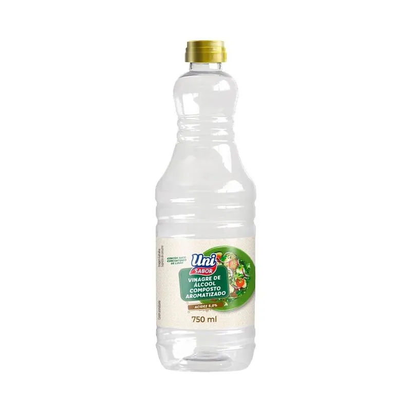 Vinagre de Álcool Uni Sabor Limão 750ml