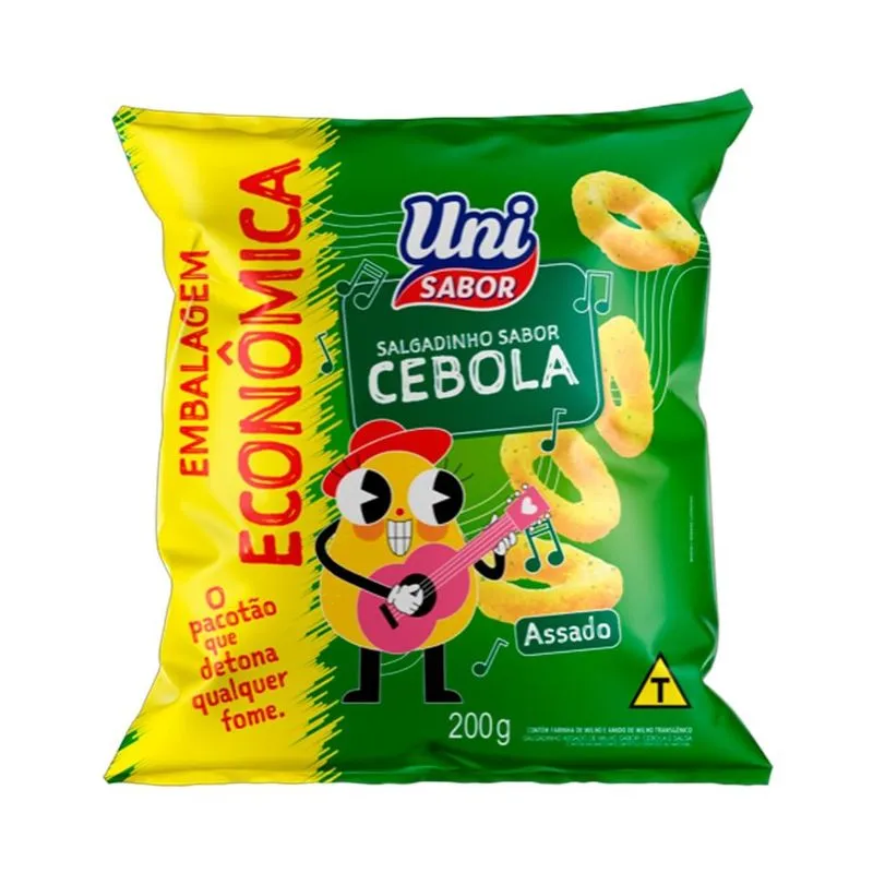 Salgadinho Uni Sabor Cebola 200g