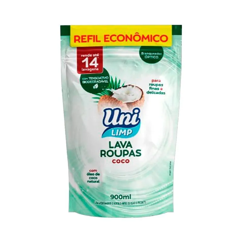 Sabão Líquido Uni Limp Coco 900g