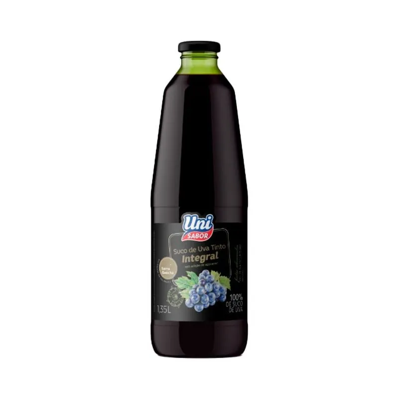 Suco Integral Uni Sabor Uva Tinto 1,35l