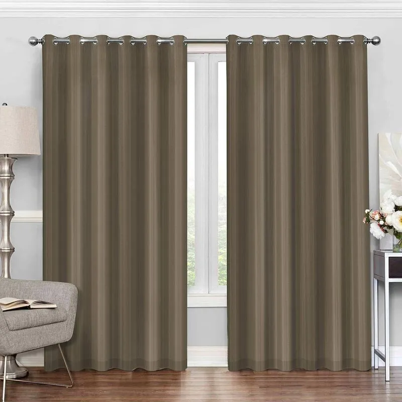 Cortinas 2 Folhas Ciro 360cmx250cm Tecelagem Damata Bege