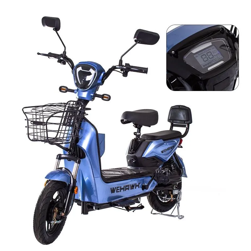 Bicicleta Eletrica 500w Basket Mini Scooter Wehawk a bateria 48v 12ah
