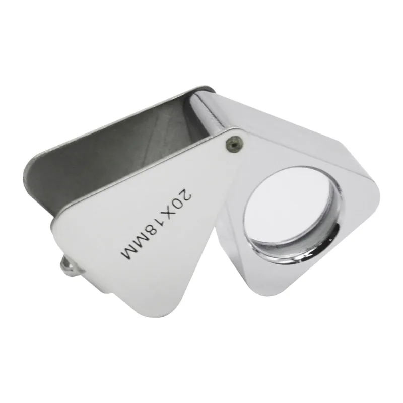 Lupa de Bolso Portatil Aumento 20X 18mm com Estojo Solver Sld-120
